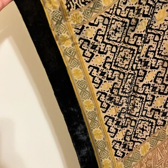 Free people X All Tous burnout velvet Bohemian Kimono  one size NWOT - Picture 5 of 6